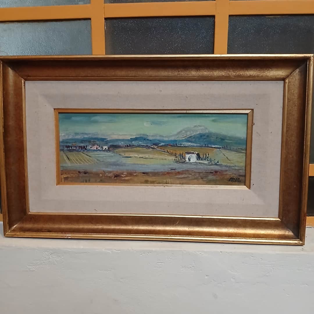 Óleo "Paisaje", Oscar Soldati