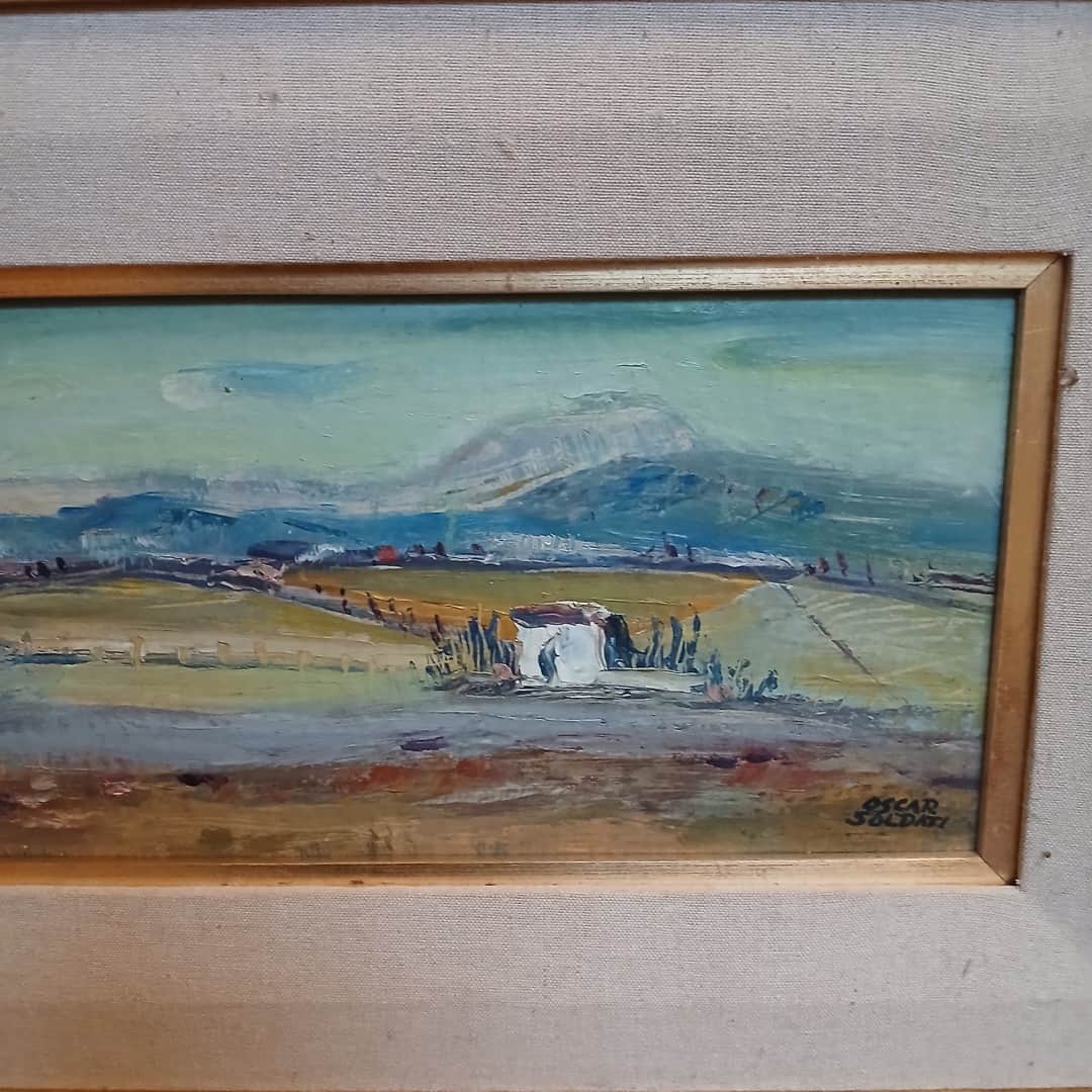 Óleo "Paisaje", Oscar Soldati