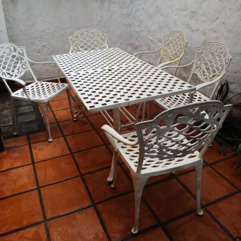 Juego de comedor de exterior