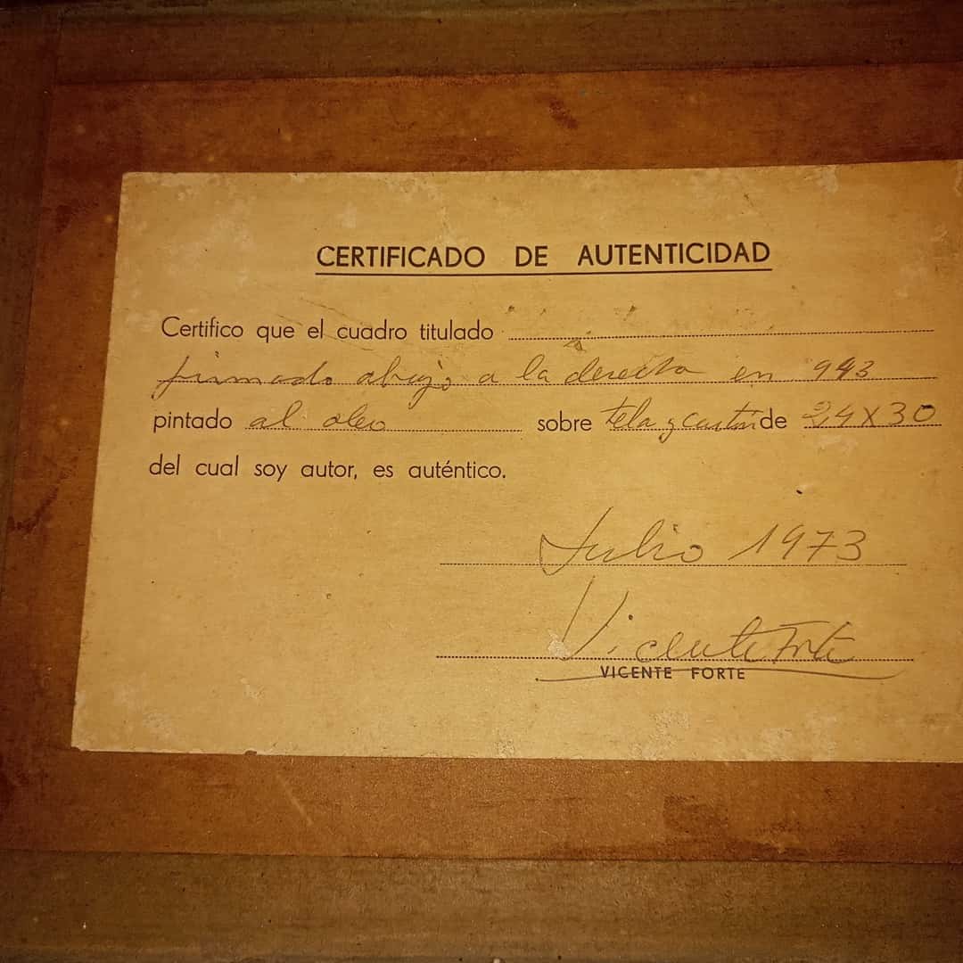 Cuadro de Martínez Howart
