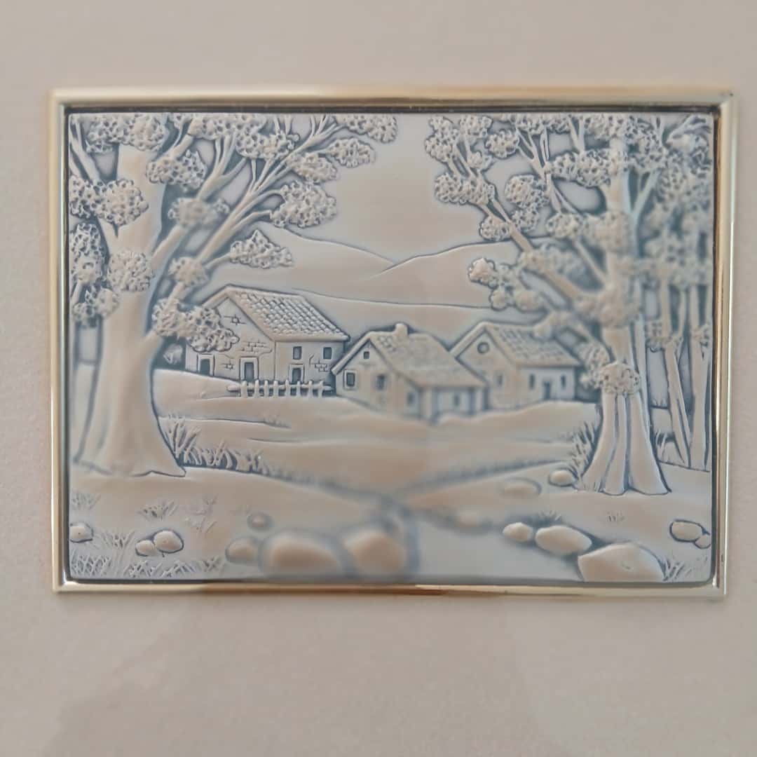 Placa enmarcada "Paisaje"