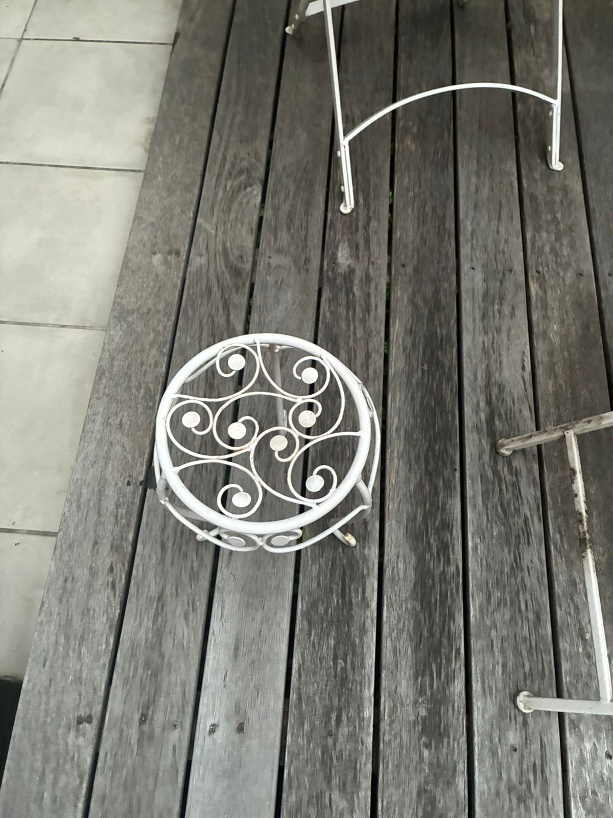 Juego de exterior en hierro