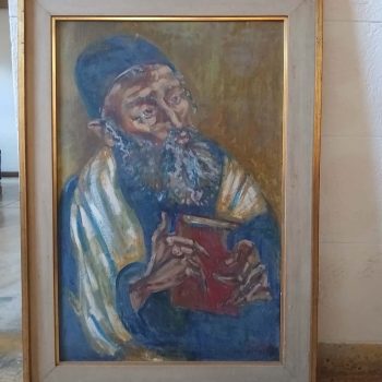 Óleo “Hombre con libro”