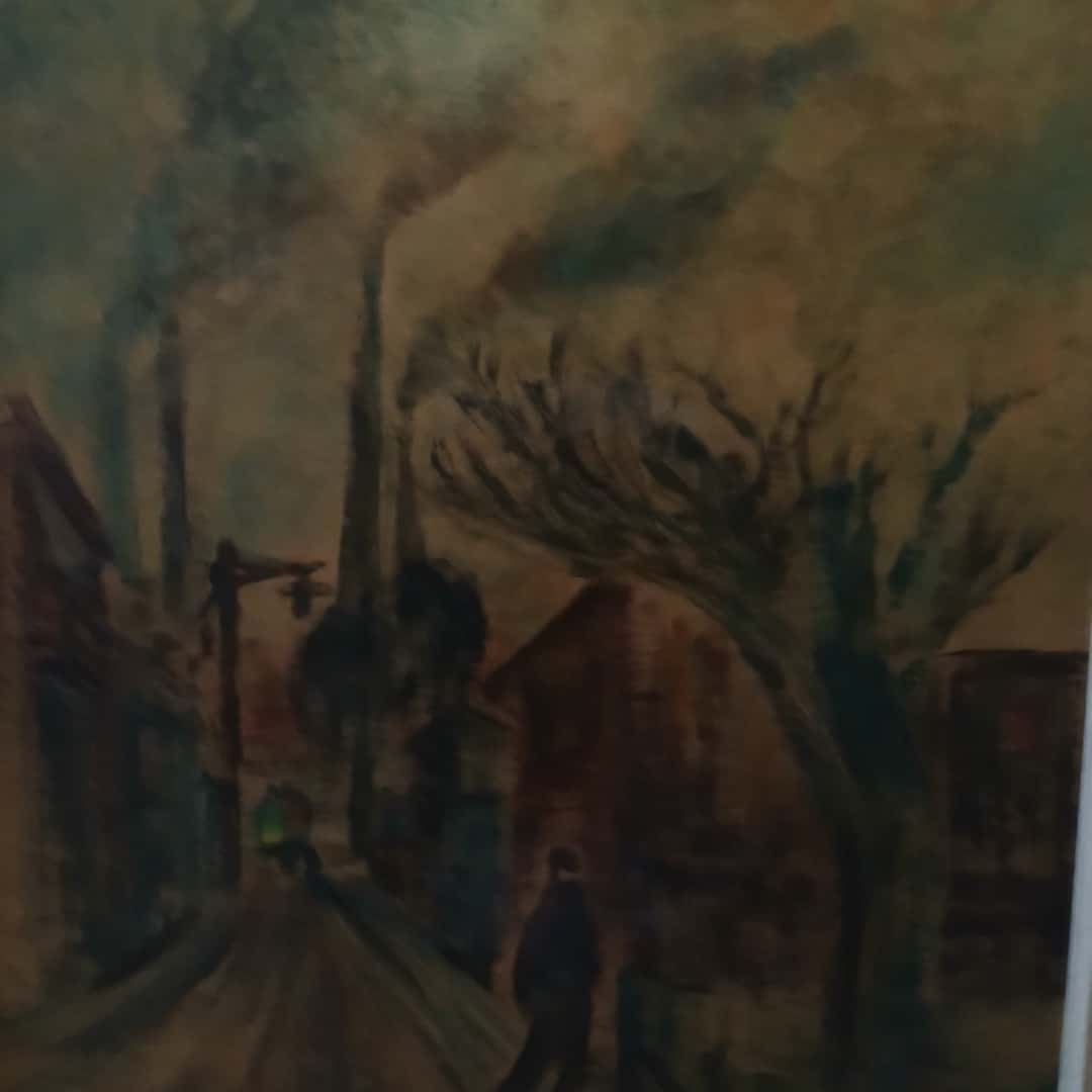 Óleo “Paisaje”, De la Fuente