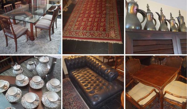 Mesa de juego y sillones, Samovar, Alfombra en seda natural, Lámpara Petit Bronce, Alfombra pakistaní, Mueble organizador, Vajillero estilo inglés, Chaise longue, Sofá Chesterfield, Par de sillones, Mesa frente sofá, Bibliotecas, Libros, Lámpara de pie de diseño, Óleo