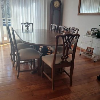 Juego de comedor estilo inglés
