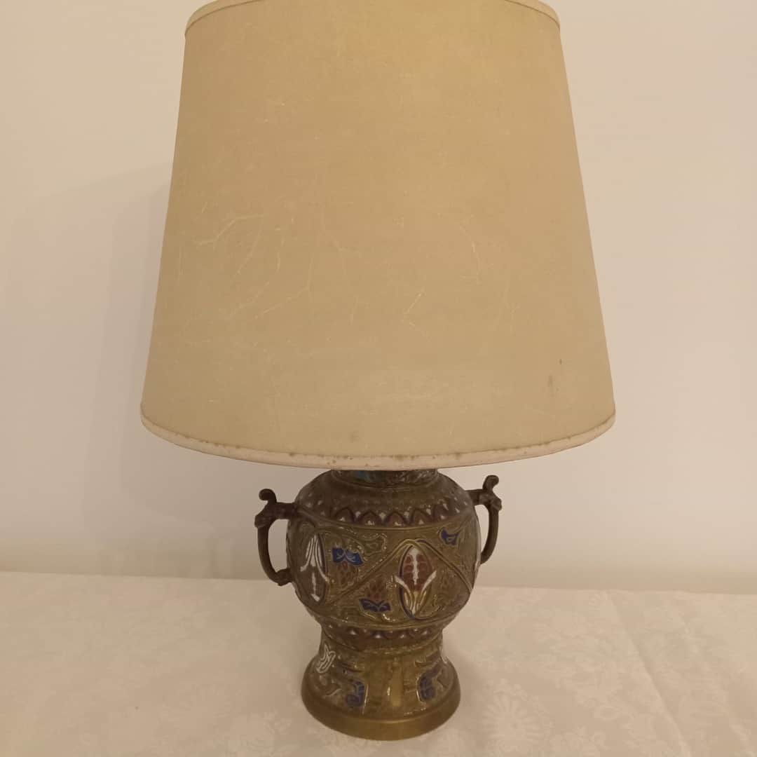 Jarrón oriental cloisoné