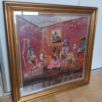 Técnica Mixta "Escena interior", Miguel D´Arienzo