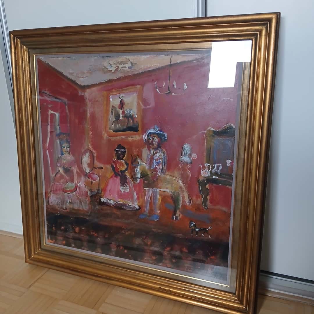 Técnica Mixta "Escena interior", Miguel D´Arienzo