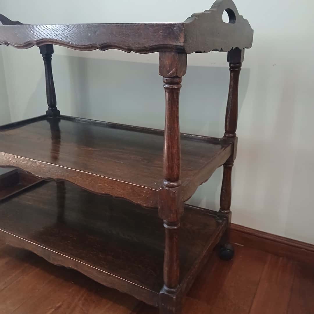 Mesa carro estilo inglés