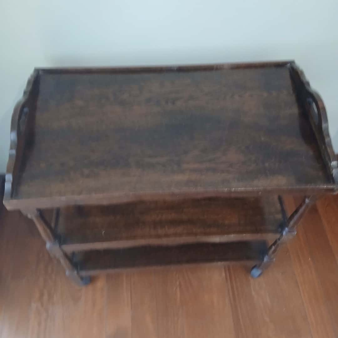 Mesa carro estilo inglés