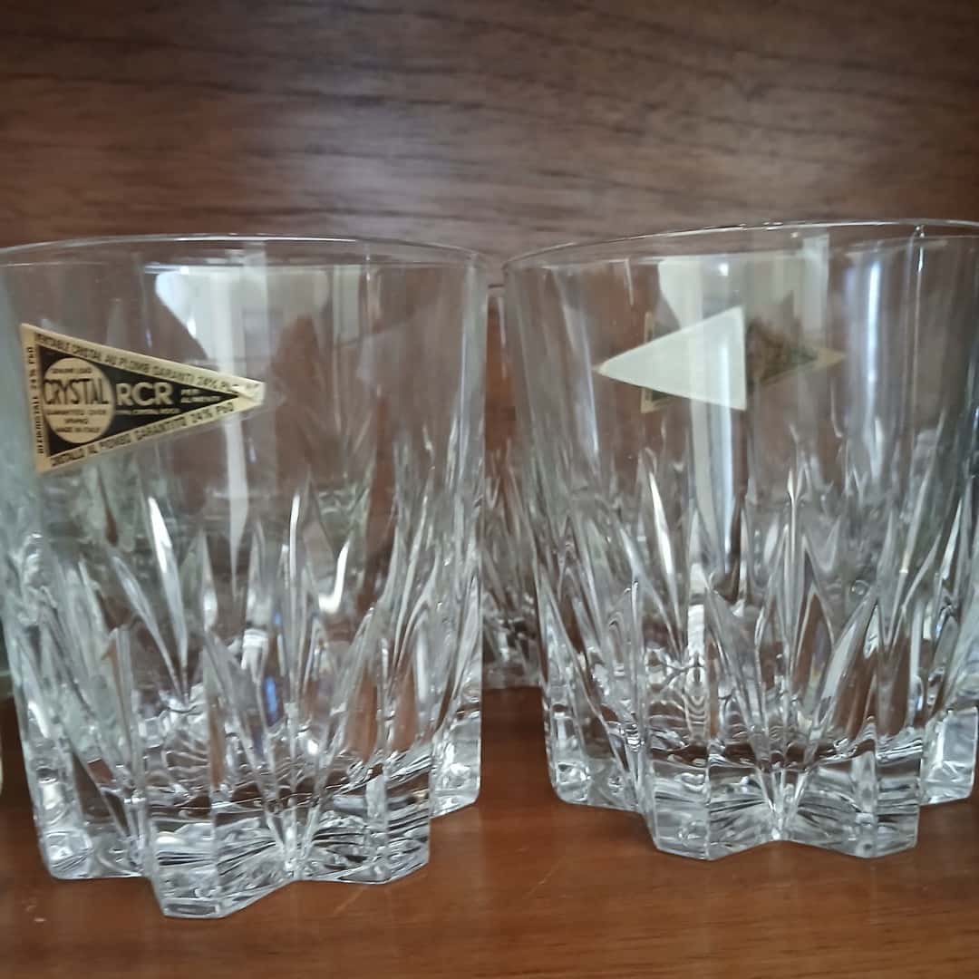 Lote de vasos de whisky