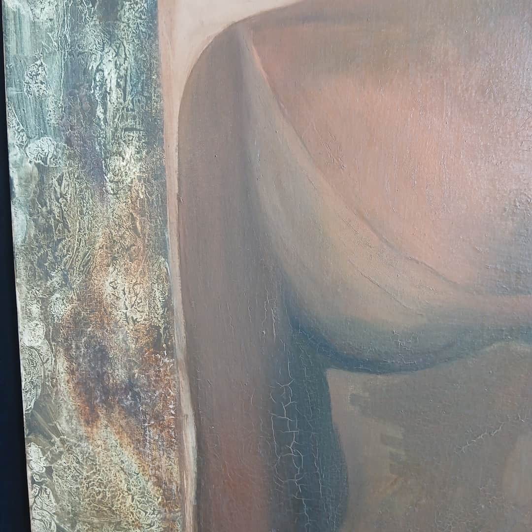 Óleo “Retrato mujer”, Muchnick