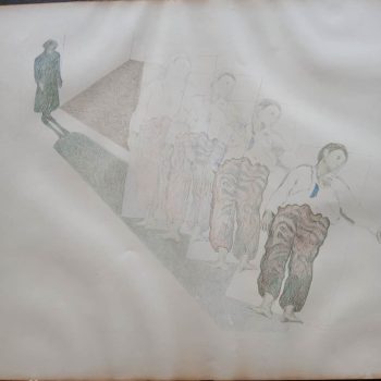 Dibujo sobre papel, Jorge Sarudianski
