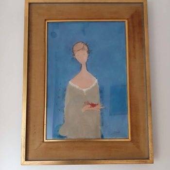Técnica mixta "Personaje", Grandi