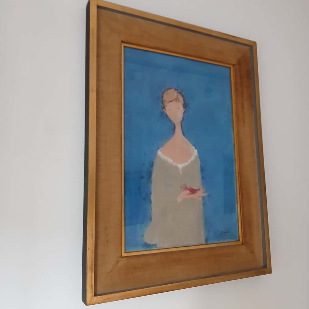 Técnica mixta "Personaje", Grandi