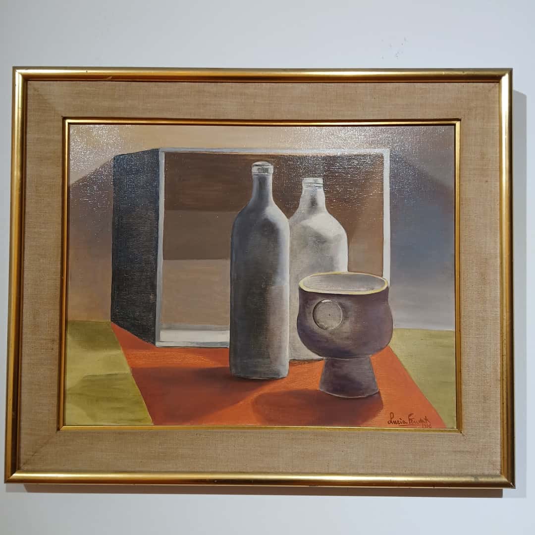 Óleo "Naturaleza muerta", Lucía Fendrik