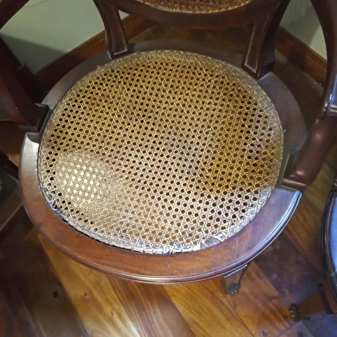 Par de sillones 1 cuerpo estilo inglés