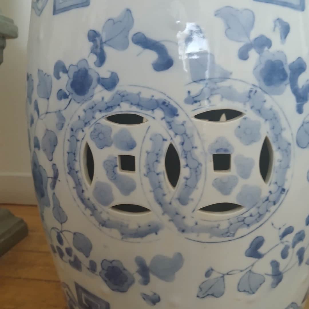 Par de cilindros en cerámica