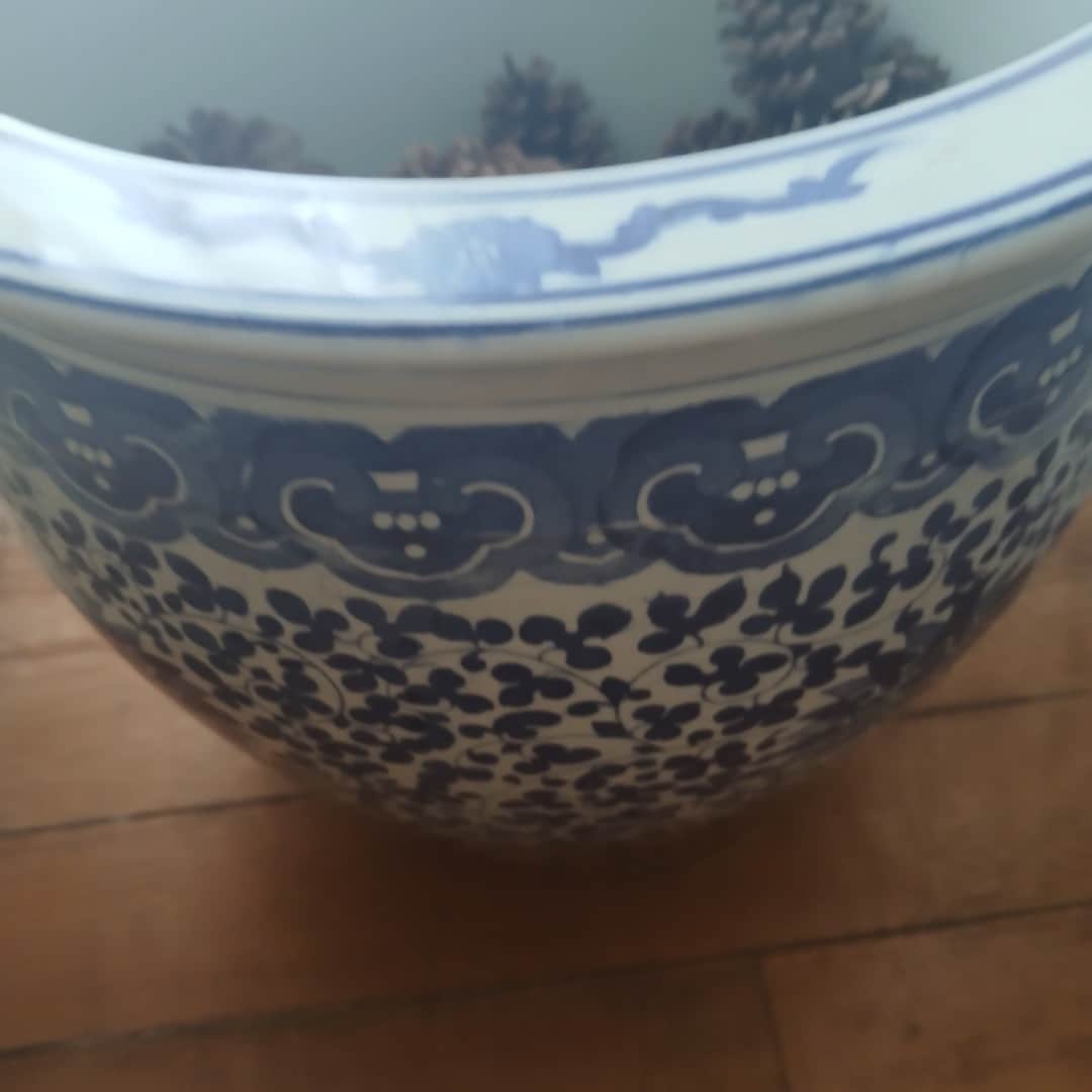 Par de macetas orientales