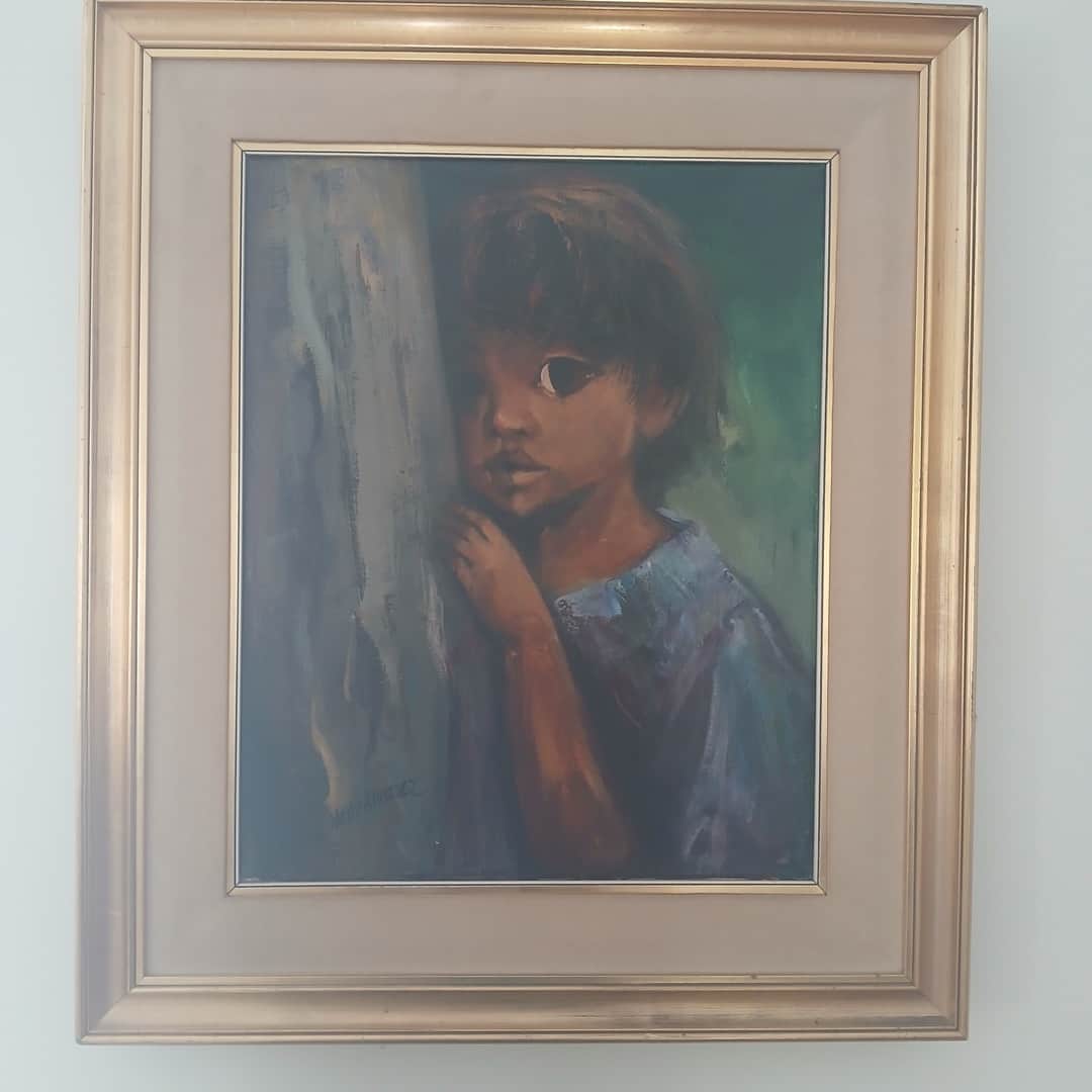 Óleo "Niño", Nelly Álvarez