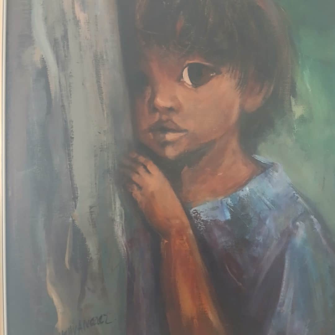 Óleo "Niño", Nelly Álvarez