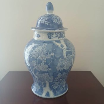 Potiche oriental azul