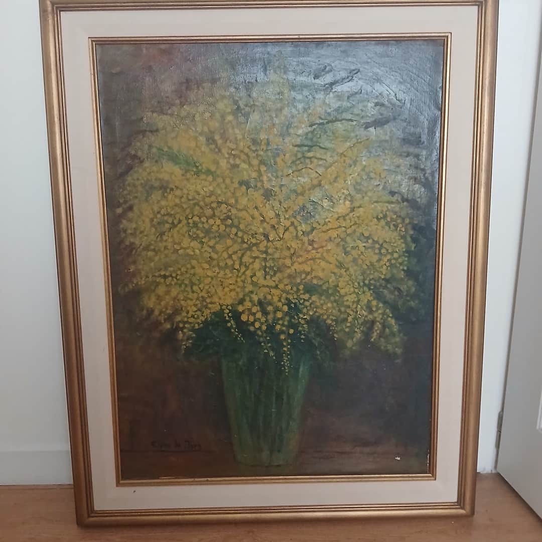 Óleos "Motivo floral", Helena de Jara