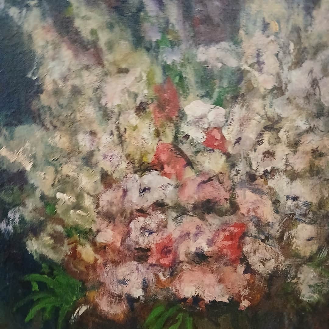 Óleos "Motivo floral", Helena de Jara