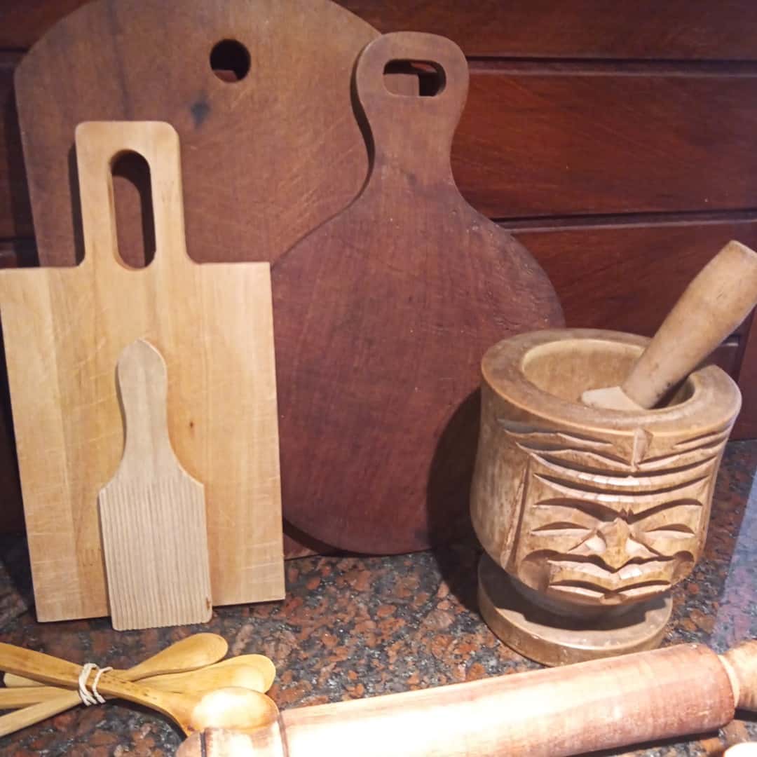 Lote rústico de cocina