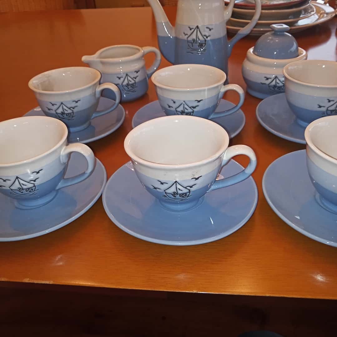 Juego de te y café marinero