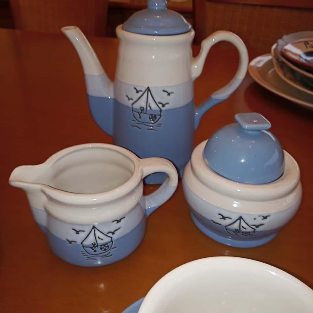 Juego de te y café marinero