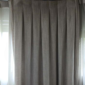 Cortinas de lino pesado