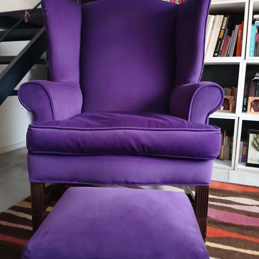 Sillón berger con apoya pies