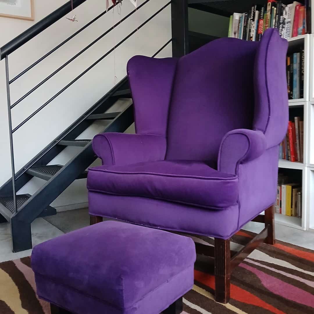 Sillón berger con apoya pies