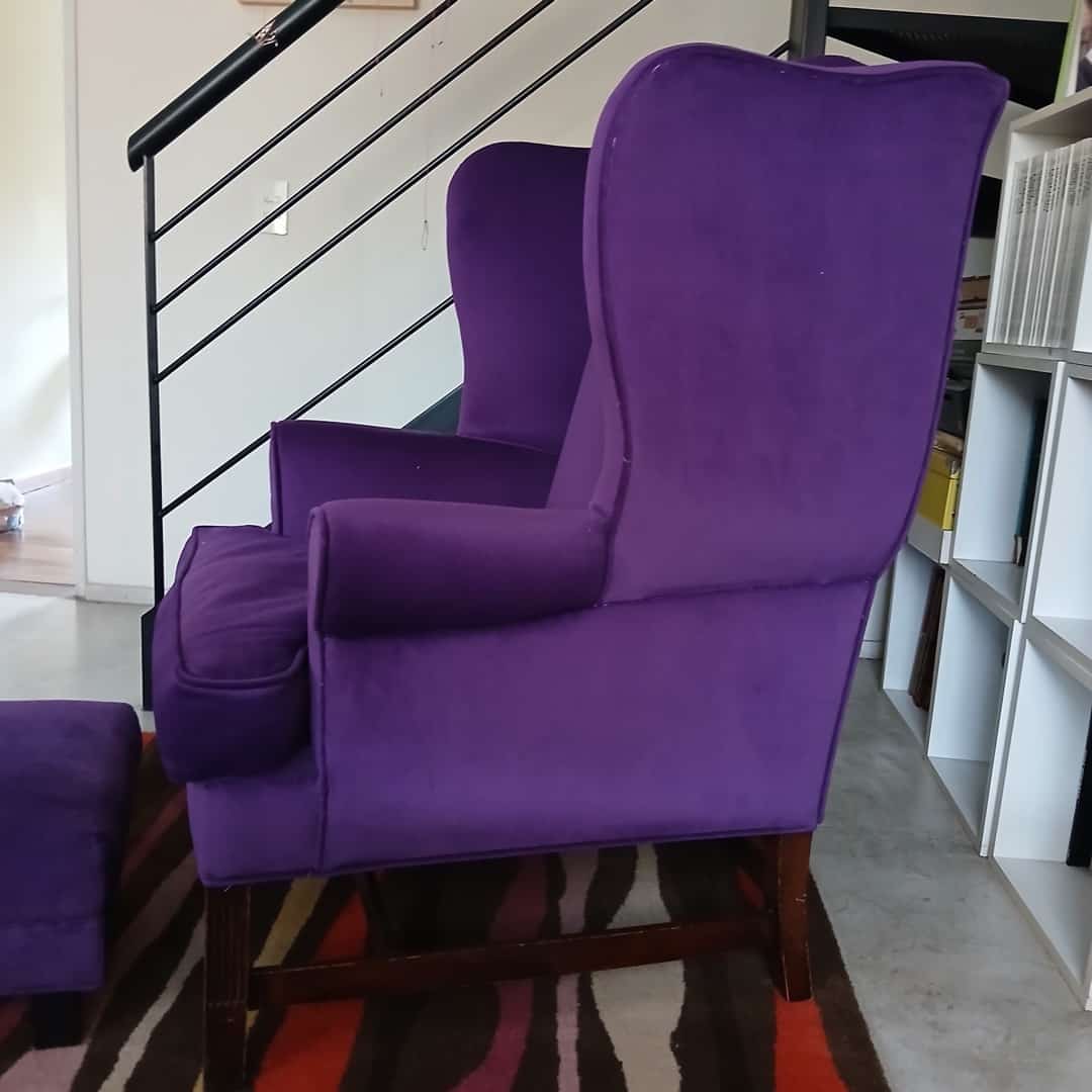 Sillón berger con apoya pies
