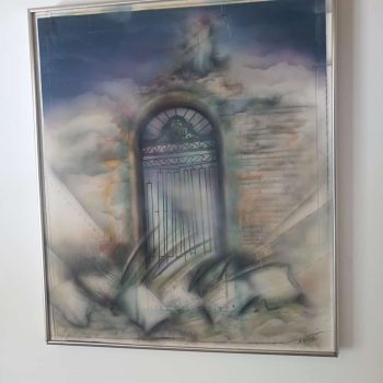 Cuadro "Muro con reja"