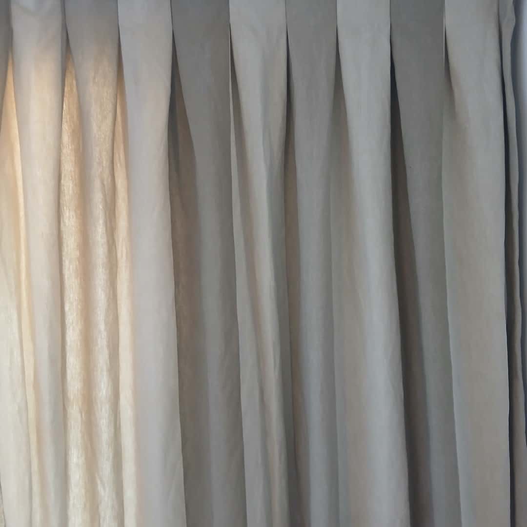 Par de paños de cortina