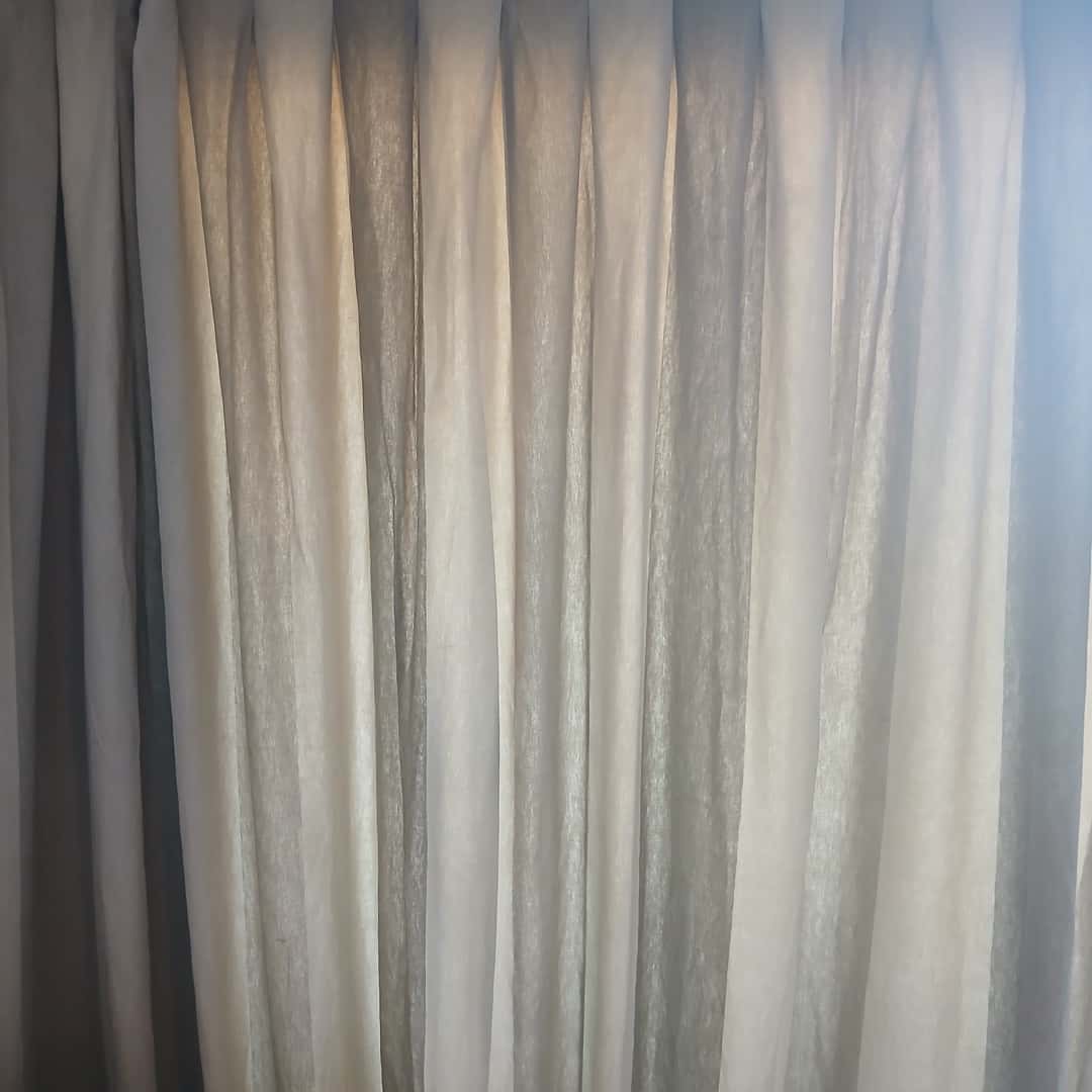 Par de paños de cortina