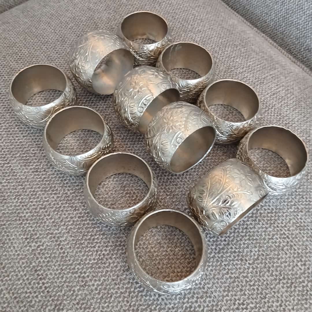 Servilleteros en alpaca